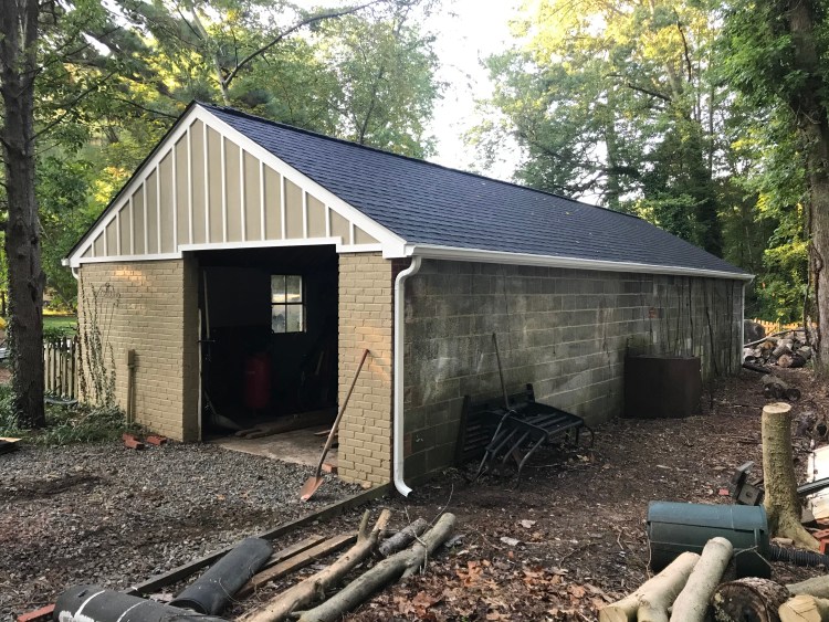 Shed roofing installed by BNH Builders
